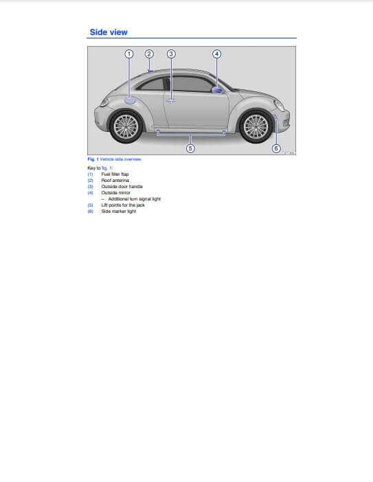 2018 VW Beetle Owner's Manual